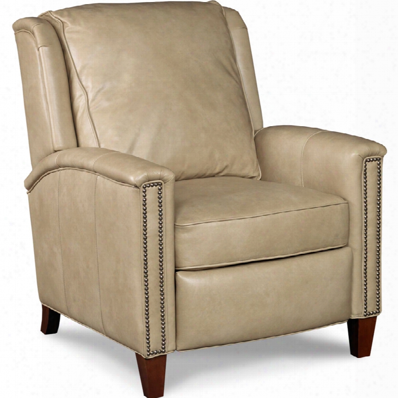 Hooker Kelly Recliner In Empyrean Weed Leather