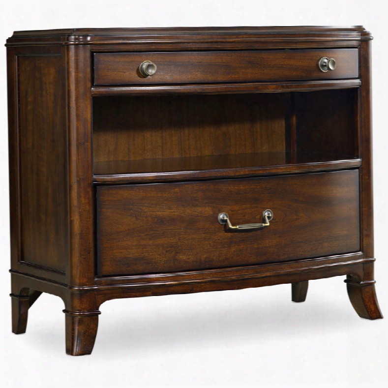 Hooker Palisade Two Drawer Nightstand