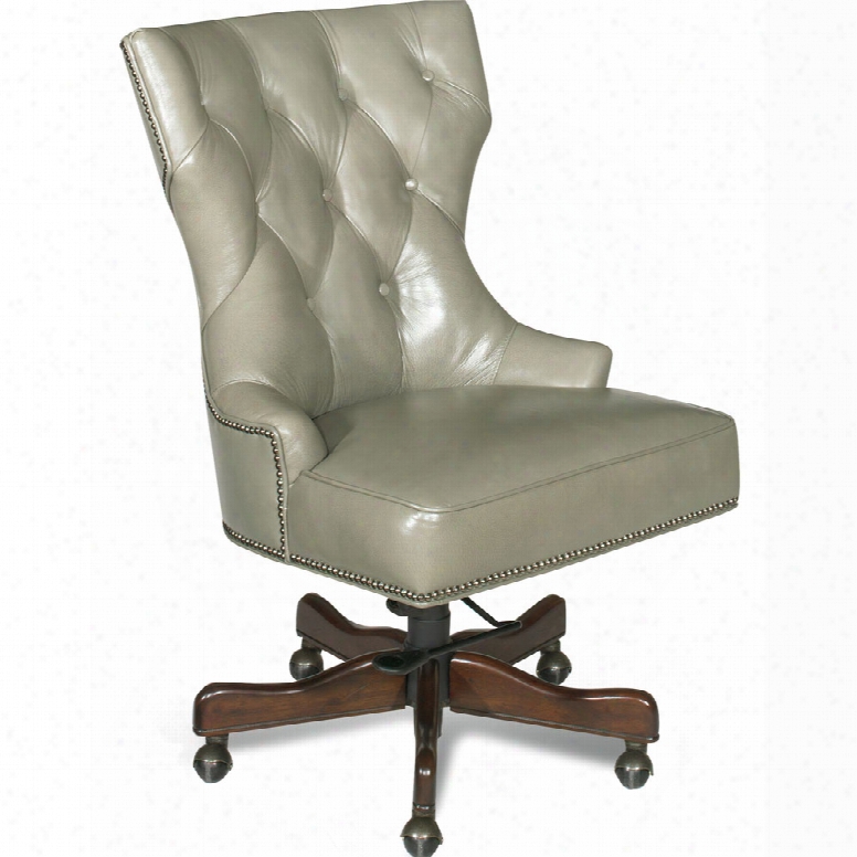 Hooker Primm Desk Chair In Al Fresco Baca Leather