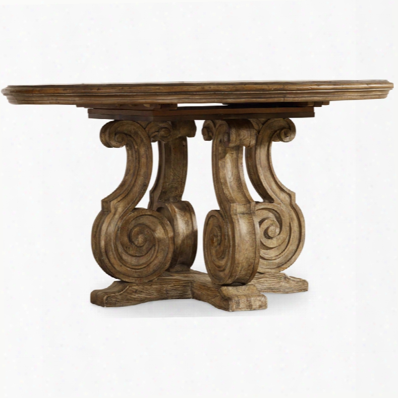 Hooker Solana 54in Pedestal Dining Table