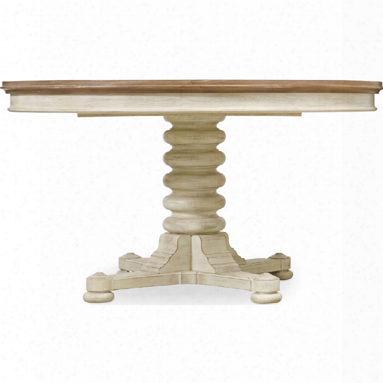 Hooker Sunset Point 54-inch Pedestal Dining Table