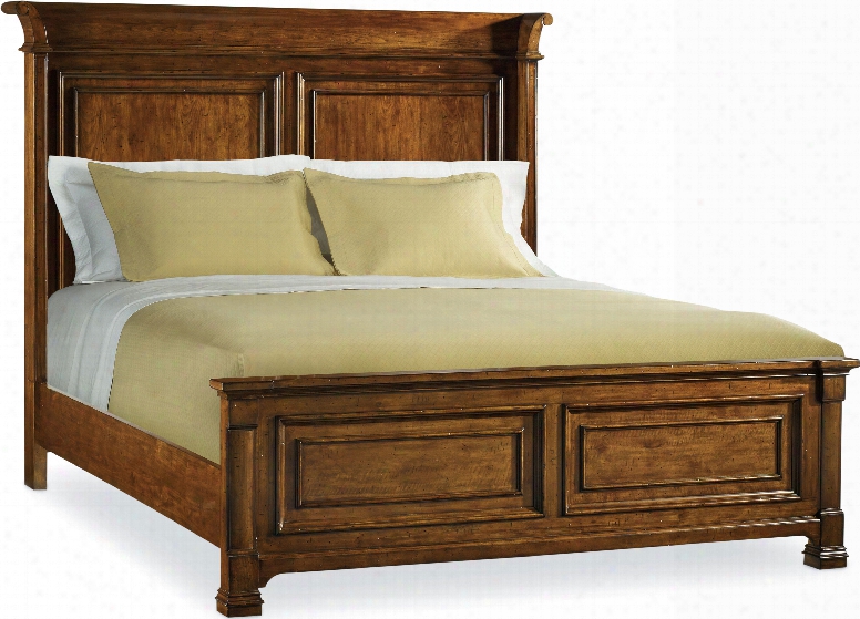 Hooker Tynecastle Queen Panel Bed