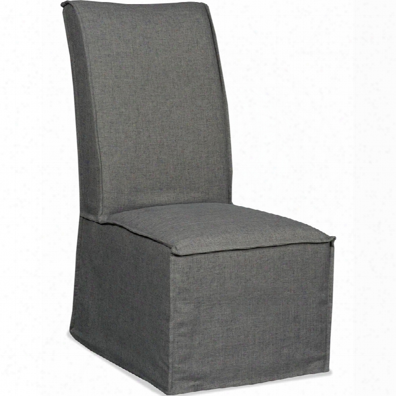 Hooker Zuma Charcoal Armless Dining Chair - Set Of 2