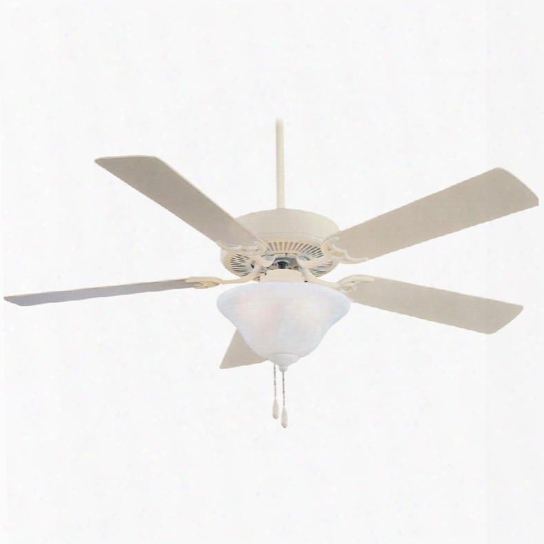 Minka Aire Contractor Uni-pack 3-light Ceiling Fan In Bone White