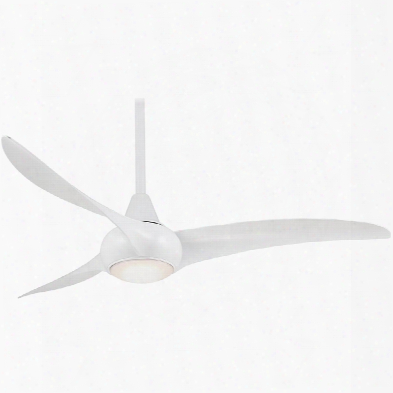 Minka Aire Light Wave 1-light Ceiling Fan In White