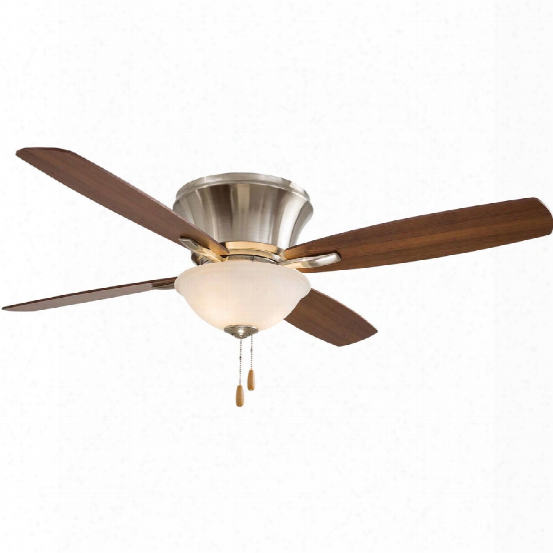 Minka Aire Mojo Ii 3-light Ceiling Fan In Brushed Nickel