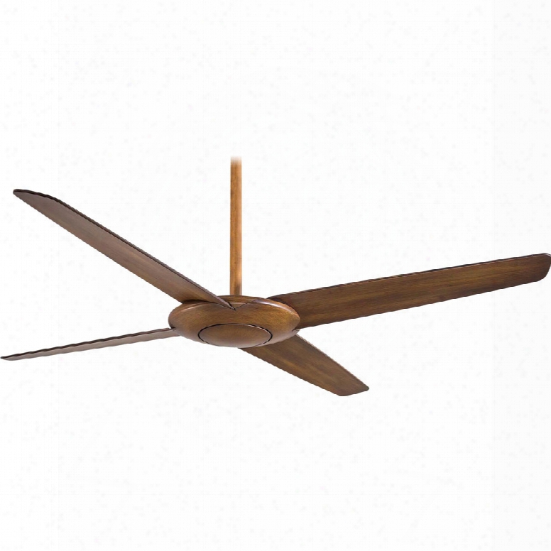 Minka Aire Pancake Ceiling Fan In Distressed Koa