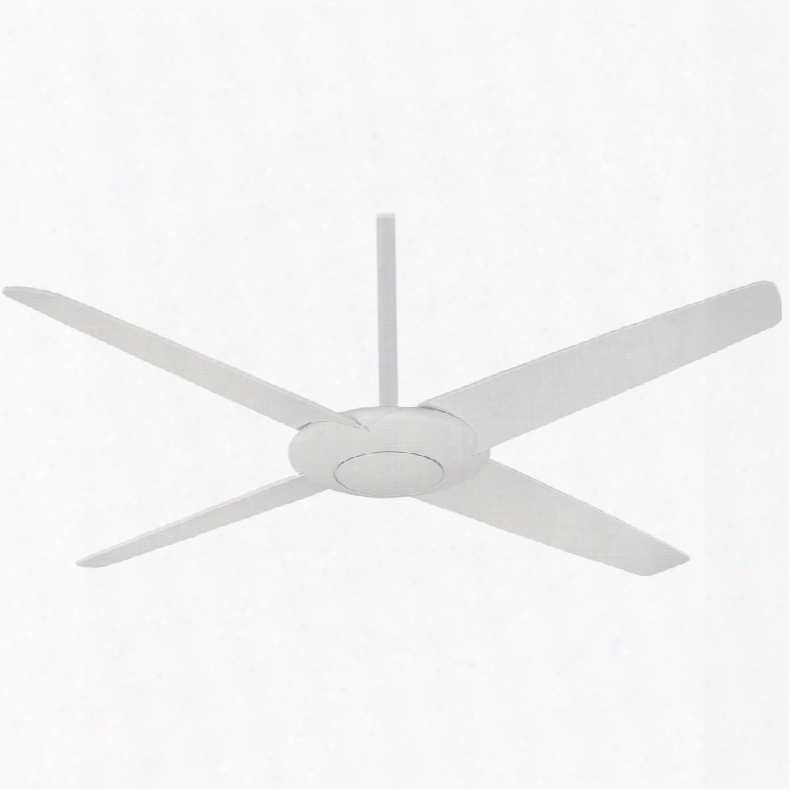 Minka Aire Pancake Ceiling Fan In Flat White