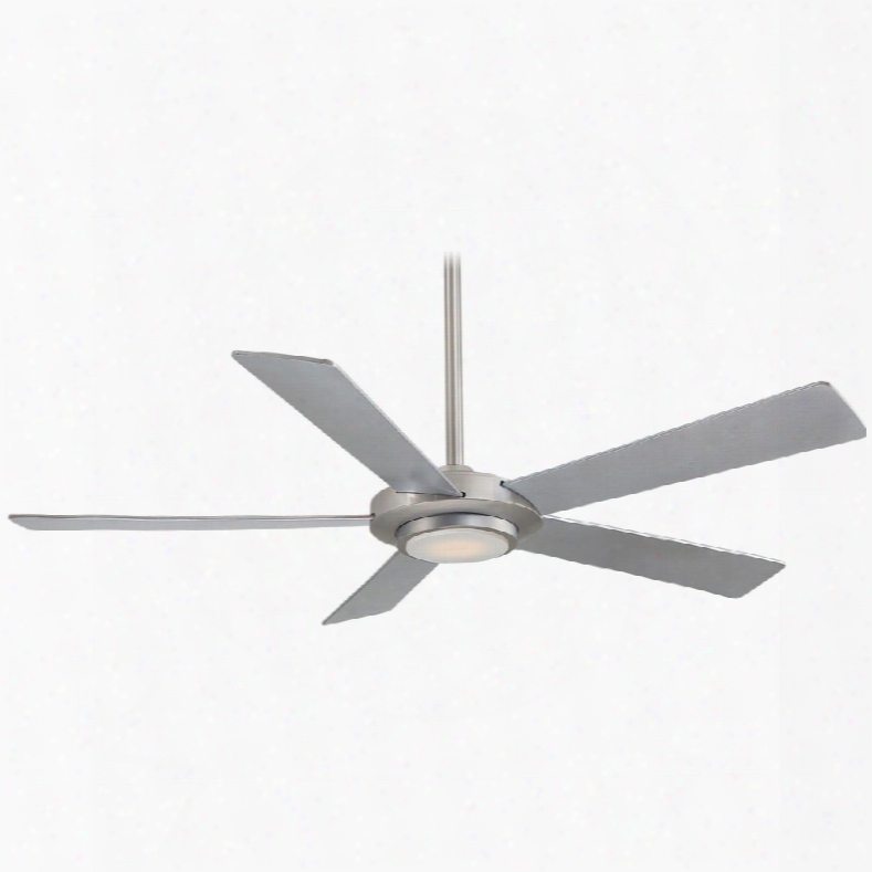 Minka Aire Sabot 1-light Ceiling Fan In Brushed Nickel