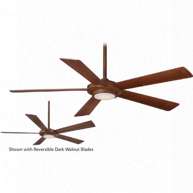 Minka Aire Sabot 1-light Ceiling Fan In Distressed Koa