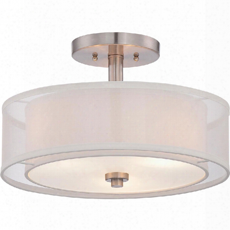 Minka Lavery Parsons Studio 3-light Semi Flush Mount