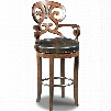 Hooker Jameson Cottage Leather Barstool