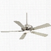 Minka Aire Contractor Plus LED 1-Light Ceiling Fan in Brushed Nickel