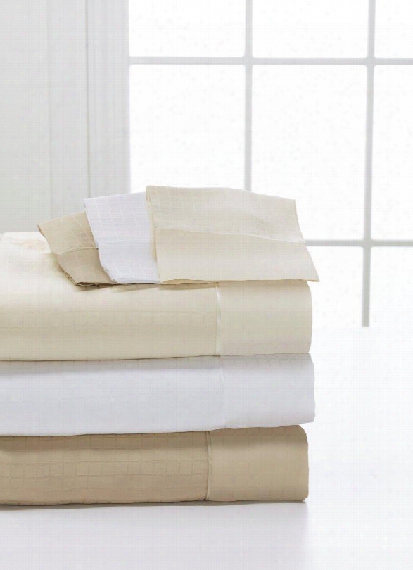 Dreamfit Degree  6microtencel Supima Queen Sheet Set In White