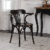 Uttermost Huck Accent Chair in Black