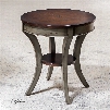 Uttermost Loukas Wooden Lamp Table