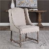 Uttermost Lyra Leather Accent Chair