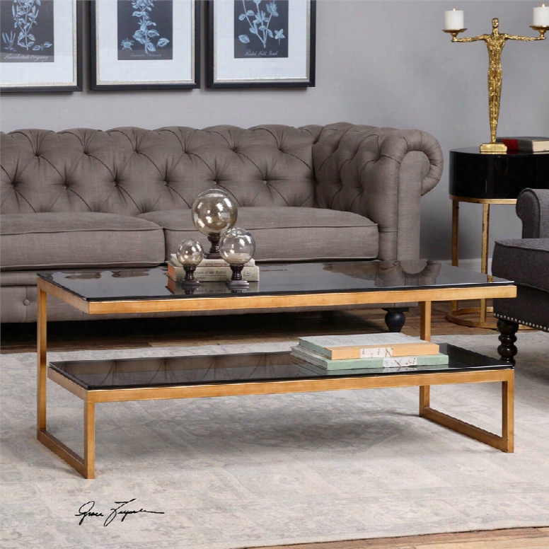 Uttermost Adeen Glass Coffee Table