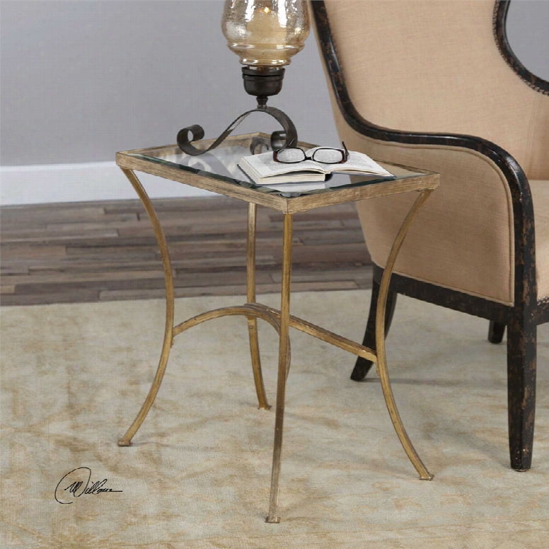 Uttermost Alayna End Table In Gold