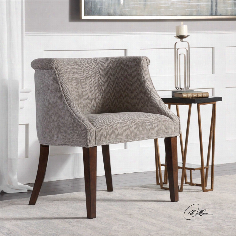 Uttermost Arthure Barrel Back Accent Chair