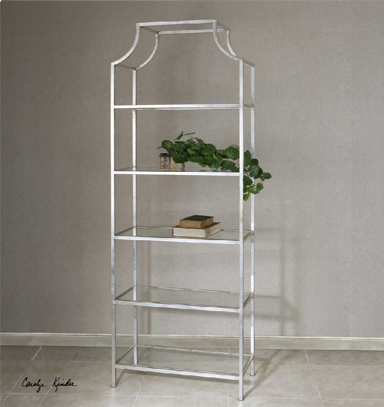 Uttermost Aurelie Etagere In Silver