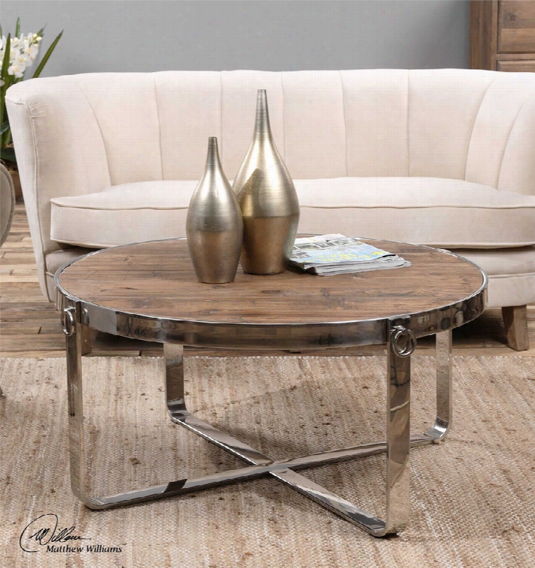 Uttermost Berdine Wooden Coffee Table