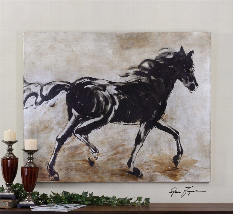 Uttermost Blacks Beauty Horse Art