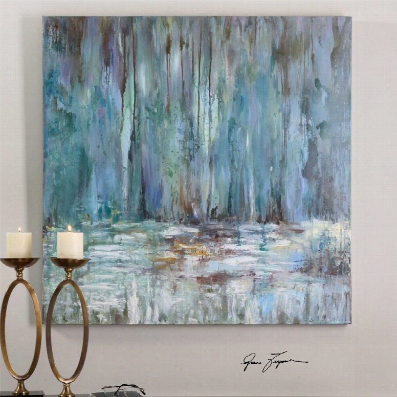 Uttermost Blue Waterfall Art