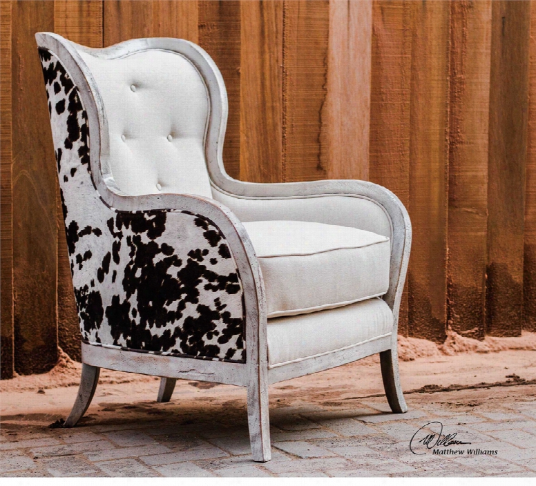 Uttermost Chalina High Back Arm Chair