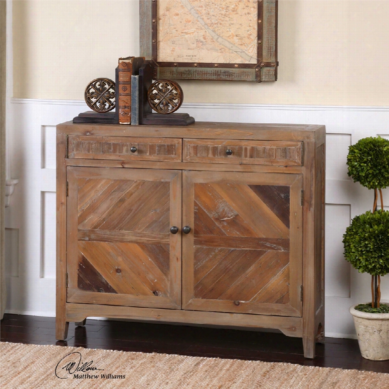 Uttermost Hesperos Reclaimed Wood Console Cabinet