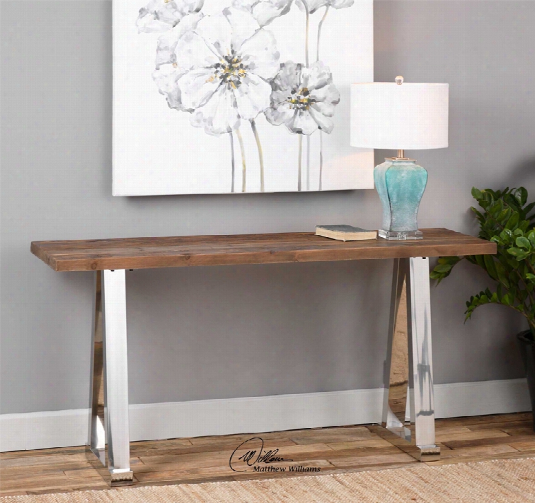 Uttermost Hesperos Wooden Console Table