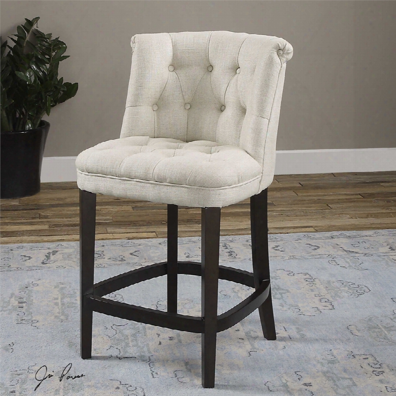 Uttermost Kavanagh Tufted Counter Stool