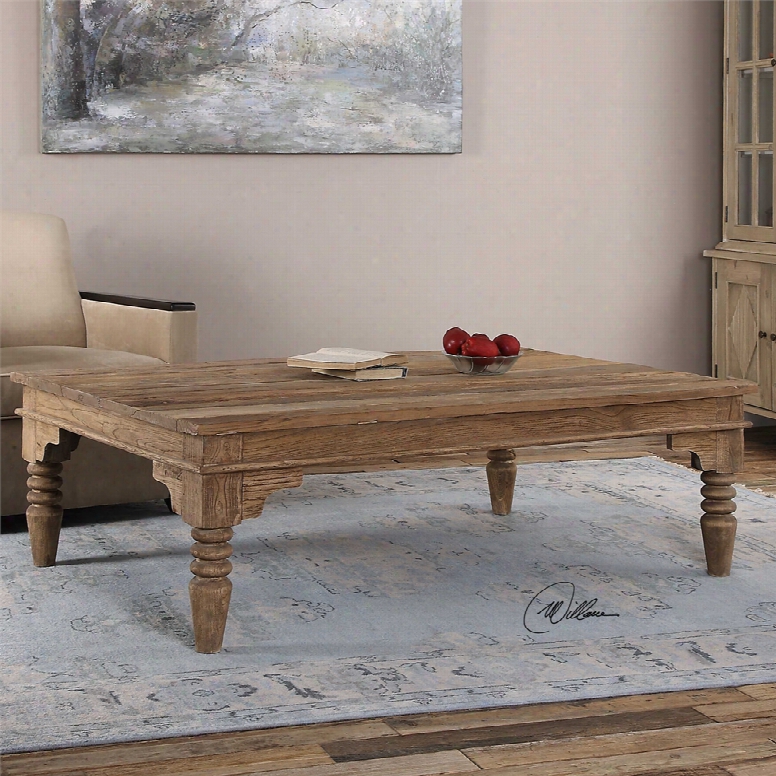 Uttermost Khristian Reclaimed Wood Coffee Table