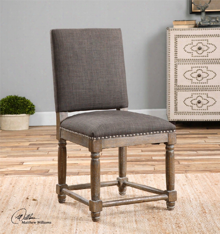 Uttermost Laurens Accent Chair In Gray