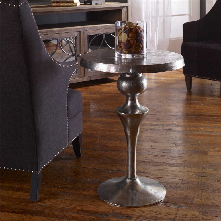 Uttermost Noland Aluminum Accent Table