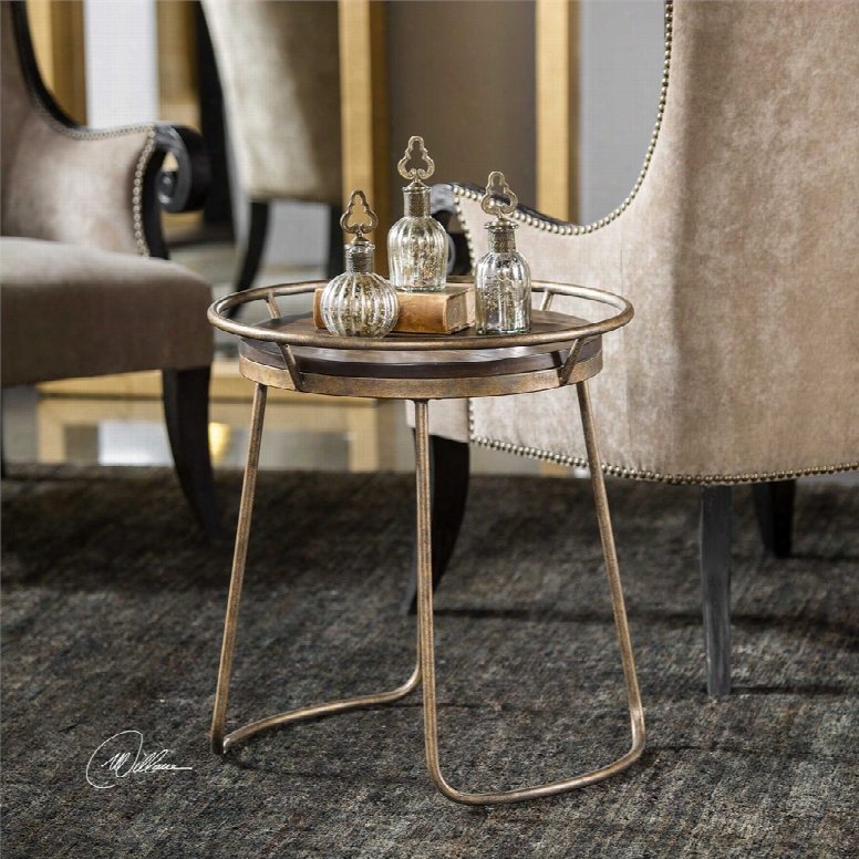 Uttermost Rayen Round Accent Table