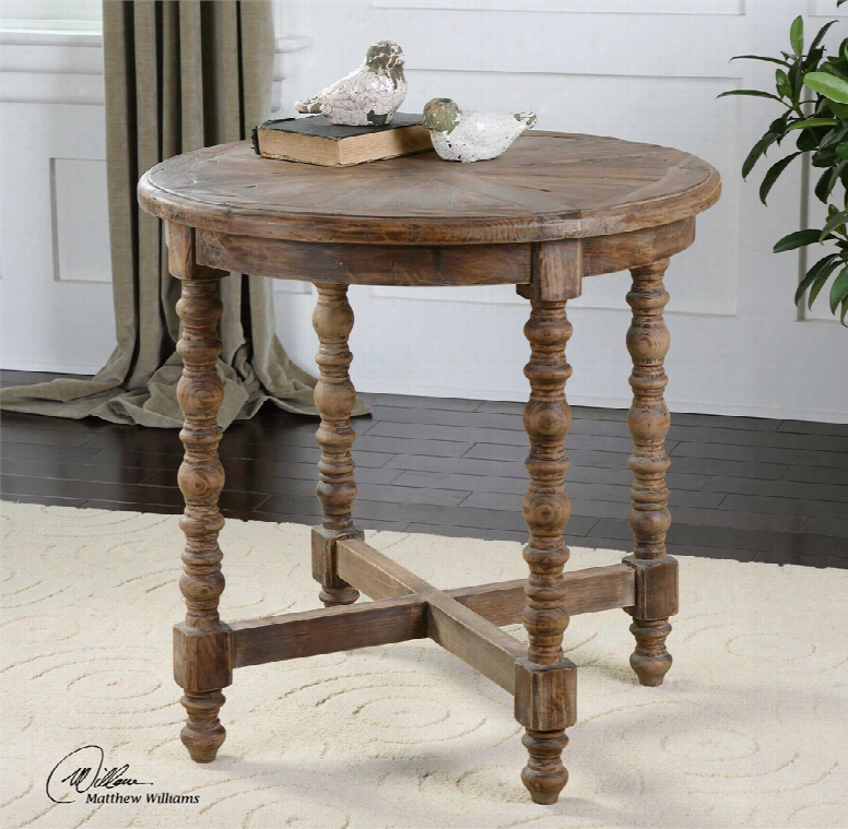 Uttermost Samuelle Wooden End Table