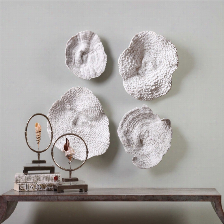 Uttermost Sea Coral Wall Art Set Of 4