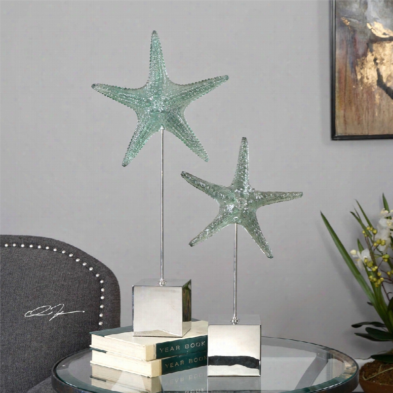 Uttermost Starfish Sculpture Set Of 2