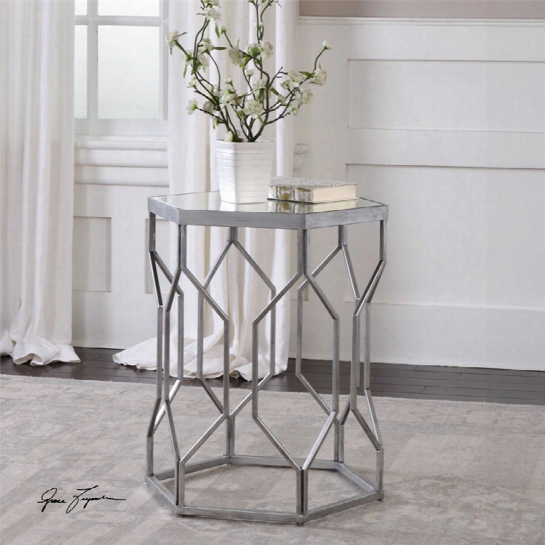 Uttermost Stellan Iron Accent Table