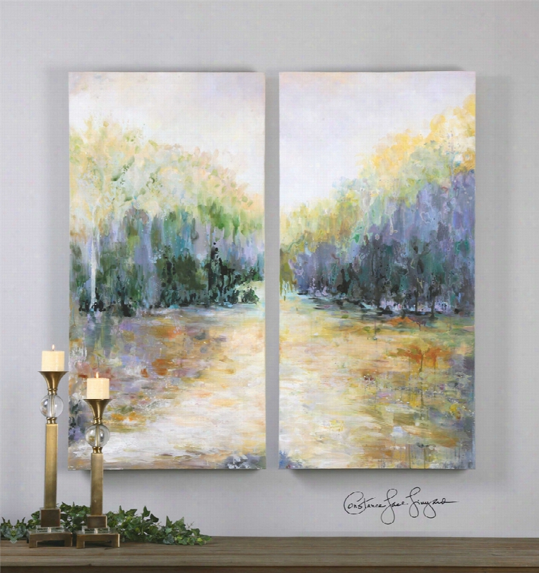 Uttermost Summer View Landscape Art Set Of 2