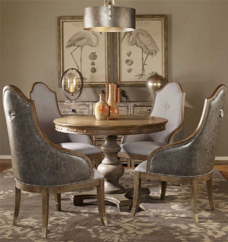 Uttermost Sylvana Wood Round Table