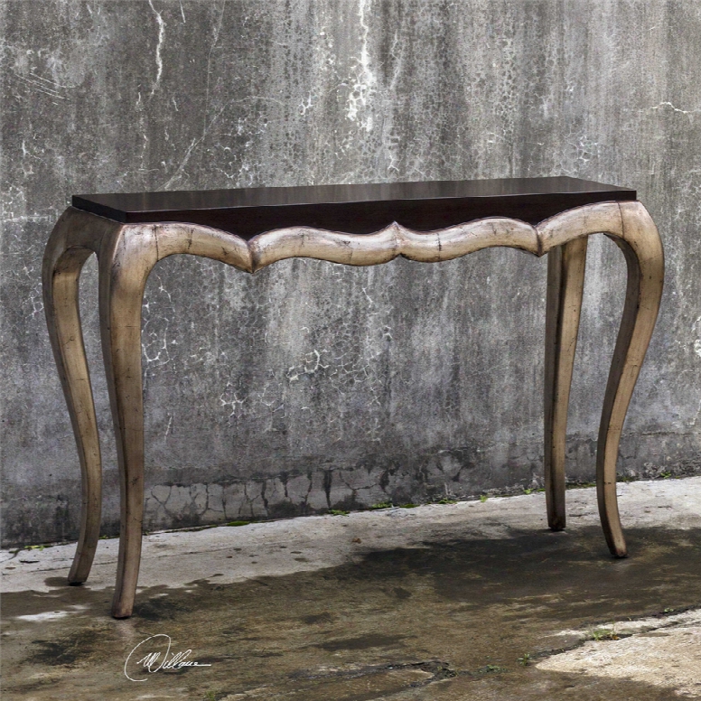 Uttermost Verena Console Table In Champagne