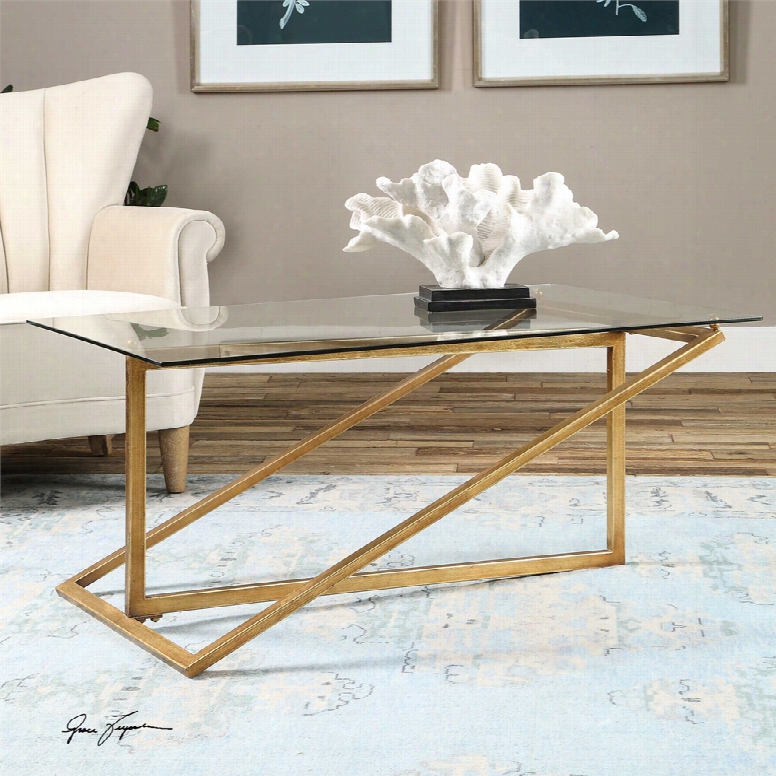 Uttermost Zerrin Glass Coffee Table