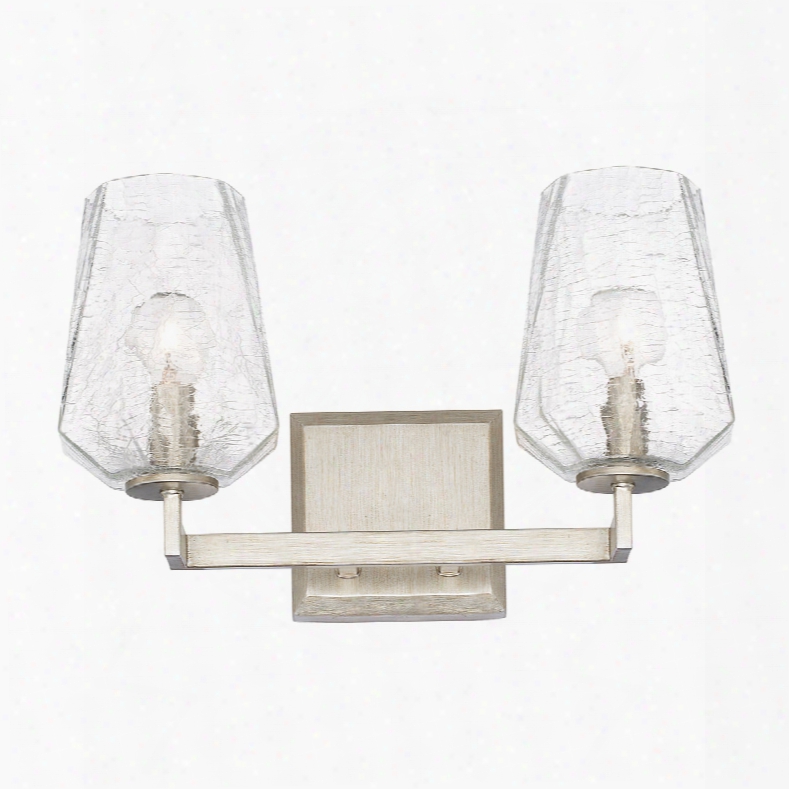 Capital Lighting Arden 2-light Vanity In Brushed Silver