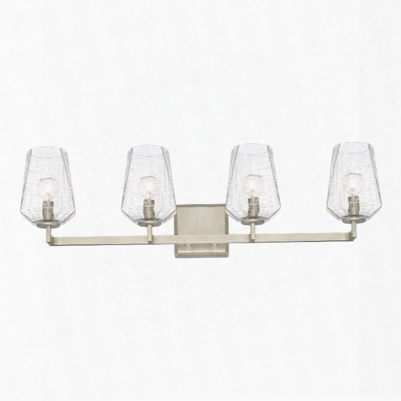 Capital Lighting Arden 4-light Vanity In Brushed Silver