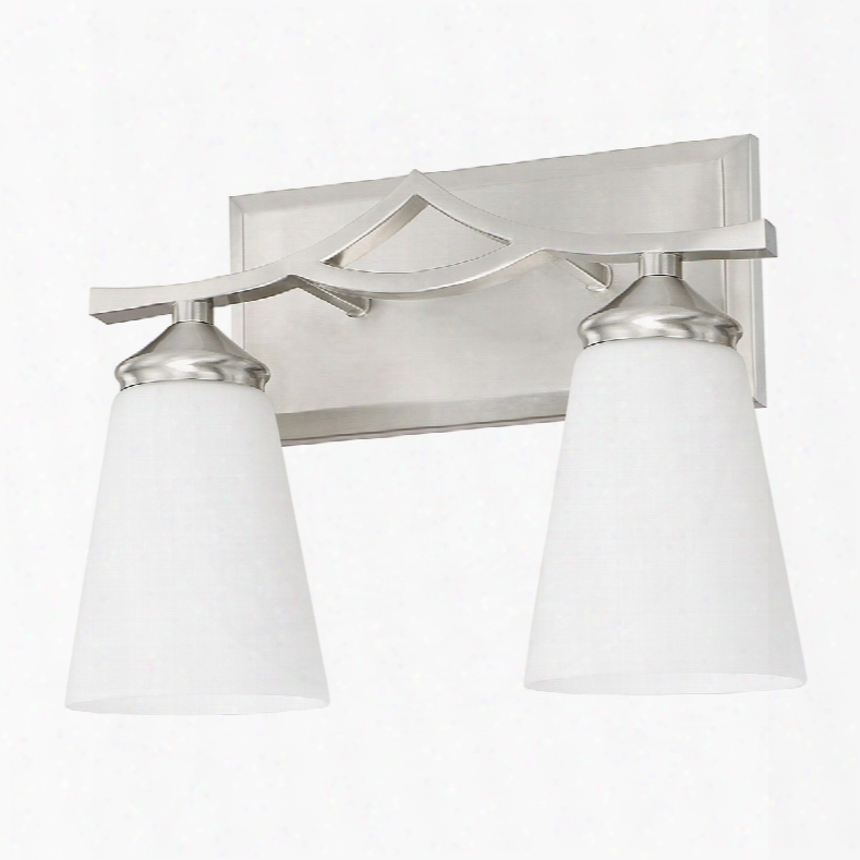 Capital Lighting Boden 2-light Vanity In Brushed Nickel