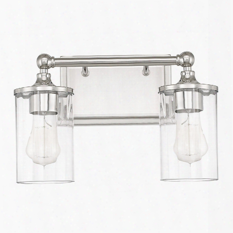 Capital Lighting Camden 2-light Sconce In Polished Nickel