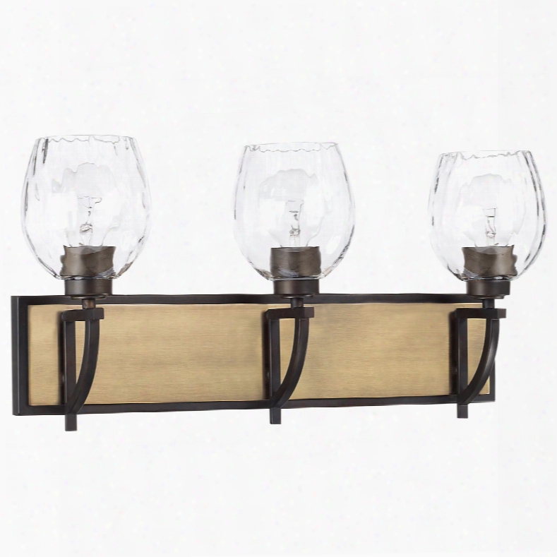 Capital Lighting Cole 3-light Vanity In Aged Brass And Old Bronze