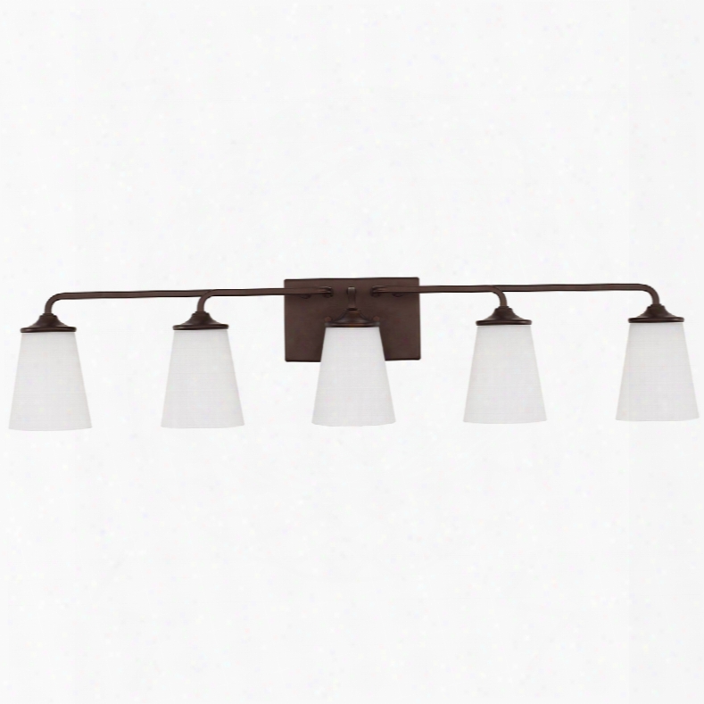 Capital Lighting Homeplace 5-light 40 Inch Vanity In Brushed Nickel